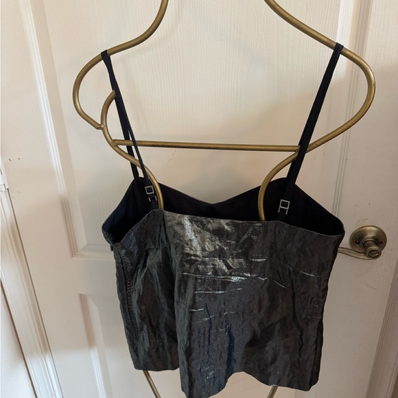 Louis Vuitton Black/Silver/Gray Sleeveless Bustier Camisole - Picture 4 of 8